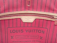 Shopper, louis vuitton, neverfull - afbeelding 12 van  14