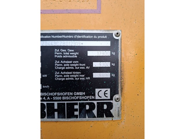 Shovel liebherr, l 544, bouwjaar 2005 - afbeelding 5 van  56