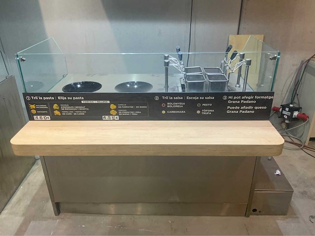 Show-cooking keukenopstelling silko pastakeuken (2x) - afbeelding 12 van  39