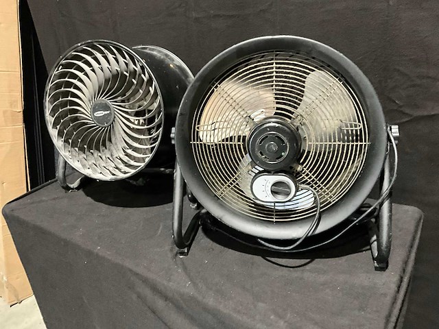 Showgear/showtec sf-125 axial fan ventilator (2x) - afbeelding 1 van  2