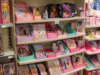 Showkast topmodel w.o. notitieboeken, kleurboeken, make-up spiegel, schrijf- en kleurgerei, schoudertasjes ... - afbeelding 2 van  4