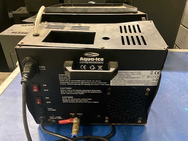 Showtec aqua-ice rook/effect machine - afbeelding 3 van  4