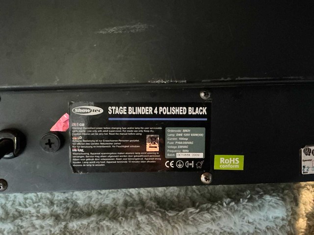 Showtec audience blinder (2x) - afbeelding 3 van  3