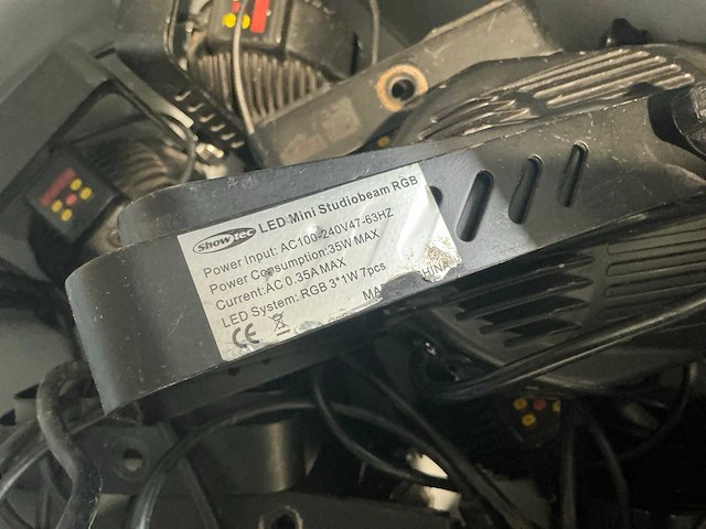 Showtec beam spots en stageblinders (11x) - afbeelding 6 van  12