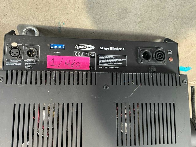 Showtec beam spots en stageblinders (11x) - afbeelding 3 van  12