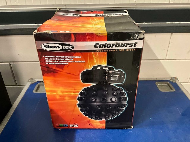 Showtec colorburst led mirrorball simulator - afbeelding 5 van  6
