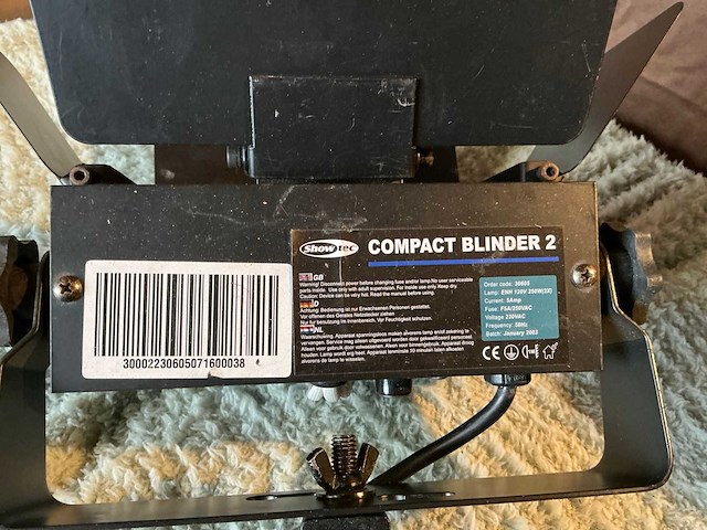 Showtec compact blinder 2 (4x) - afbeelding 3 van  5