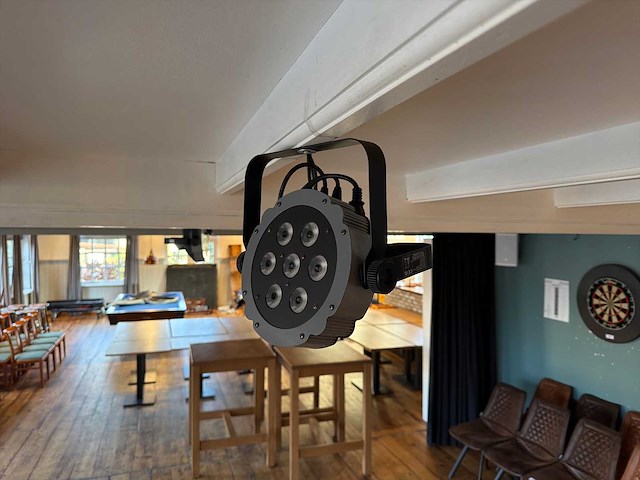 Showtec compact par 7-3 led par podium verlichting (8x) - afbeelding 1 van  7