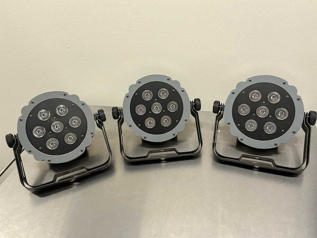 Showtec compact par 7 led-par (3x) - afbeelding 1 van  11