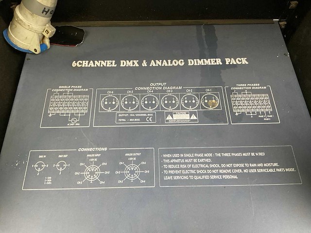 Showtec dimmerpack (3x) - afbeelding 4 van  8