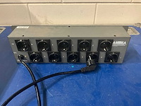 Showtec dj-switch 10 schuko schakelpaneel - afbeelding 3 van  3