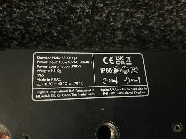 Showtec helix s5000 led washer (3x) - afbeelding 5 van  6