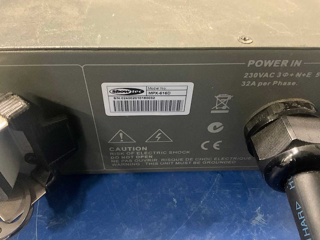 Showtec mpx-616d 6-kanaals dimmerpack - afbeelding 4 van  4