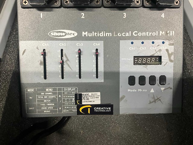Showtec multidim mk2 dimmer - afbeelding 3 van  4