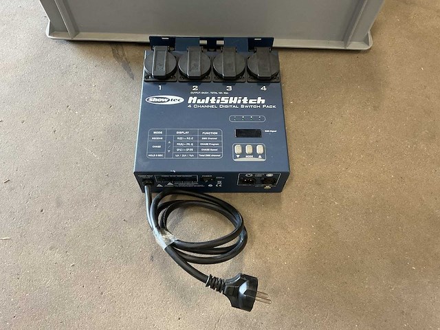 Showtec multiswitch 4-kanaals switchpack (4x) - afbeelding 1 van  2