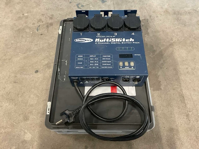 Showtec multiswitch 4-kanaals switchpack - afbeelding 1 van  1