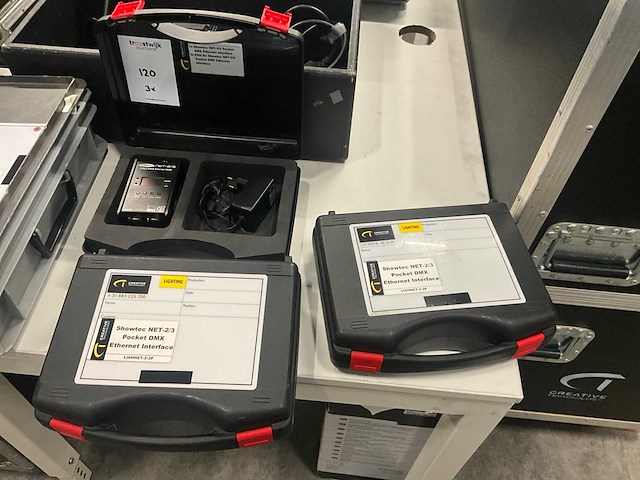 Showtec net-2/3 dmx-netwerkconverter (3x) - afbeelding 6 van  6