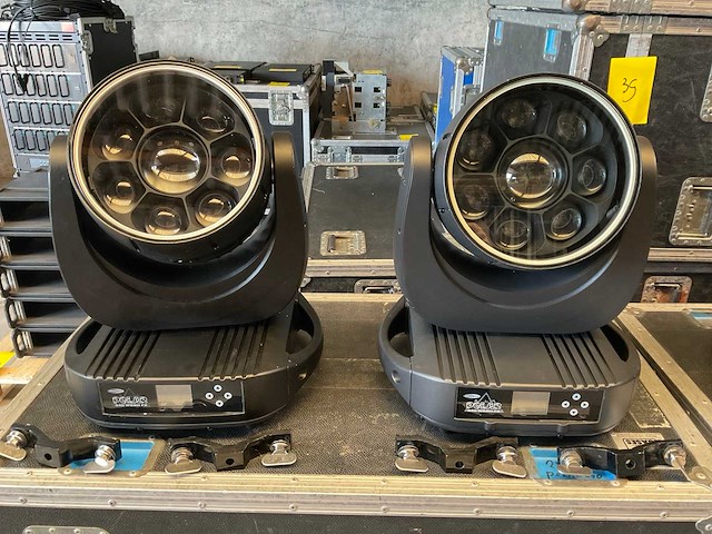 Showtec polar 340 wash fx ip65 led-moving head (2x) - afbeelding 1 van  5
