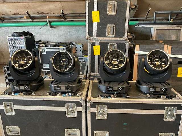 Showtec polar 340 wash fx ip65 led-moving head (4x) - afbeelding 1 van  4