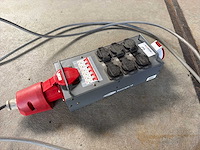 Showtec powersplit 32a stroomverdeler 6-voudig cee 32a - afbeelding 2 van  5