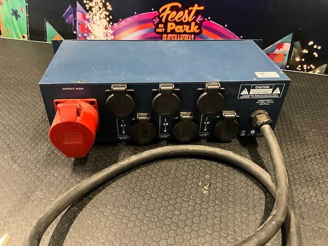 Showtec psa-321 stroomverdeelkast - afbeelding 5 van  6