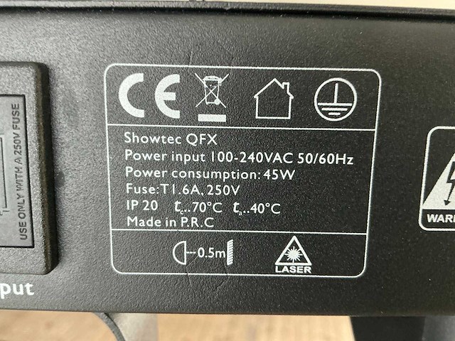 Showtec qfx lichtset (2x) - afbeelding 2 van  10