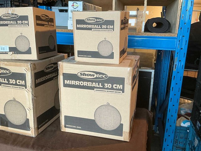Showtec spiegelbol (2x) - afbeelding 1 van  3