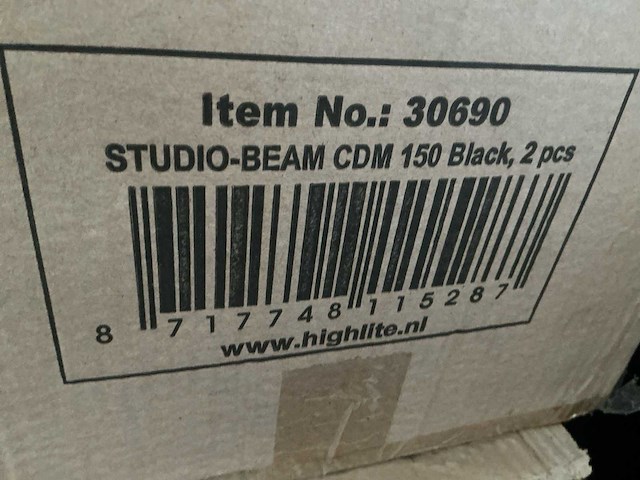 Showtec studio beam cdm/hci-150 winkelverlichting (8x) - afbeelding 2 van  3