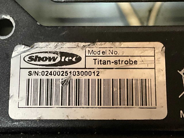 Showtec titan strobe 1500w stroboscoop - afbeelding 8 van  8