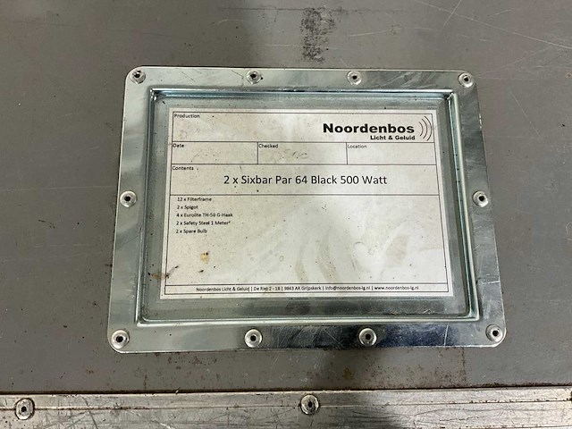 Showtech par 64 sixbar (2x) - afbeelding 6 van  6