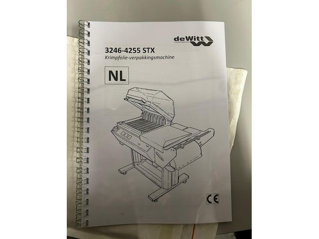 Shrink wrapping machine (krimpfoliemachine), de wit, 2075st, blauw, 12-2018 - afbeelding 2 van  5