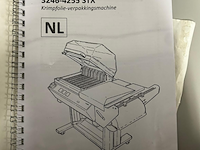 Shrink wrapping machine (krimpfoliemachine), de wit, 2075st, blauw, 12-2018 - afbeelding 2 van  5
