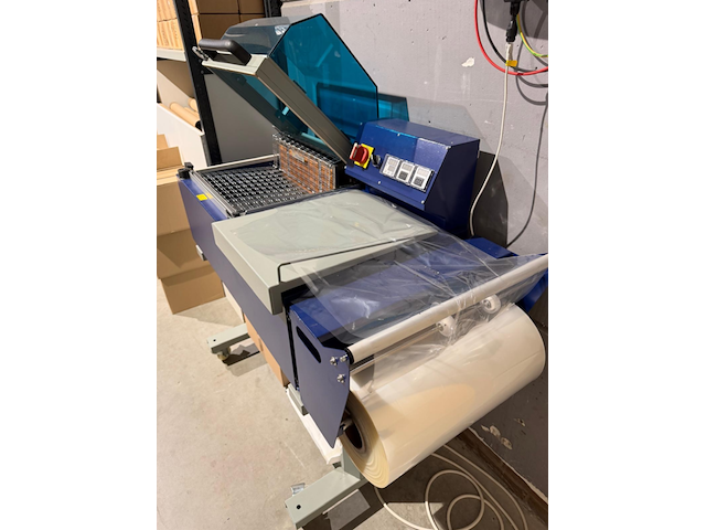 Shrink wrapping machine (krimpfoliemachine), de wit, 2075st, blauw, 12-2018 - afbeelding 4 van  5