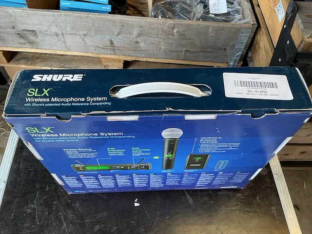 Shure - shire slx wireless microphone system microphone - microphone - afbeelding 2 van  3
