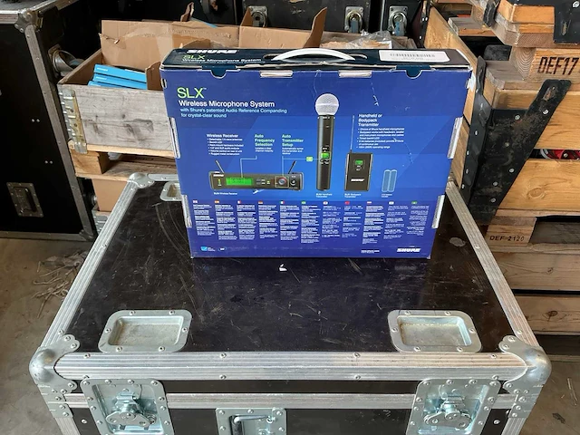Shure - shire slx wireless microphone system microphone - microphone - afbeelding 3 van  3
