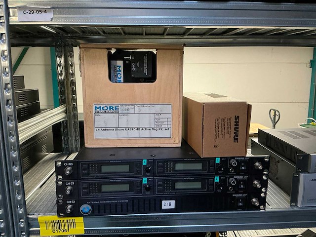 Shure - wireless transmitters (4x) - afbeelding 1 van  7