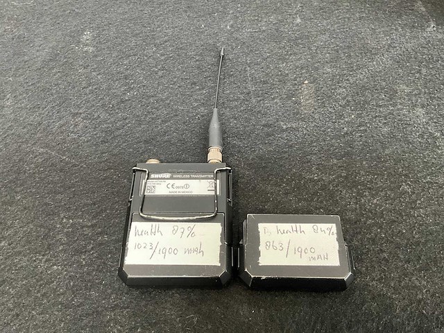 Shure axient axt100 beltpack - afbeelding 2 van  3