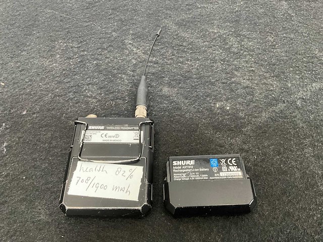 Shure axient axt100 beltpack - afbeelding 2 van  2