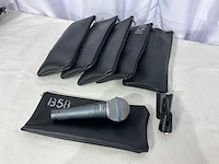 Shure beta 58a microfoon (6x) - afbeelding 1 van  2