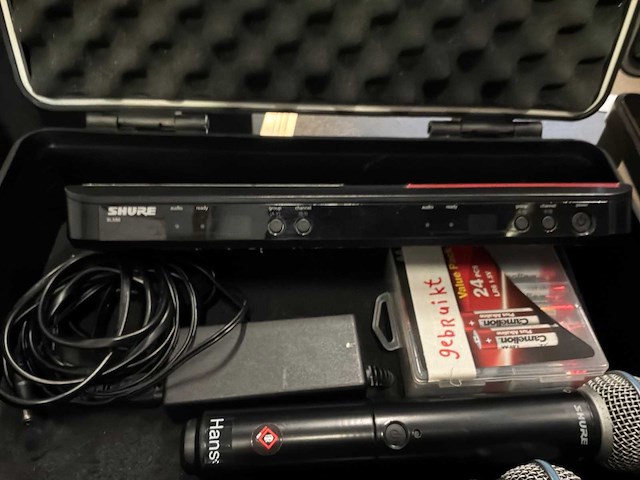 Shure blx88 / glxd4 microfoon (4x) - afbeelding 2 van  5