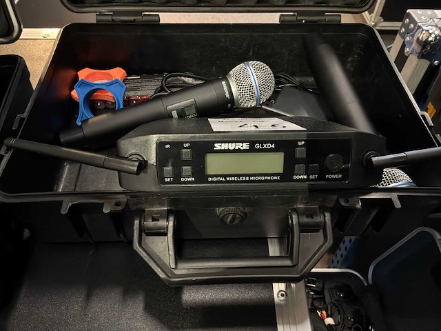 Shure blx88 / glxd4 microfoon (4x) - afbeelding 4 van  5