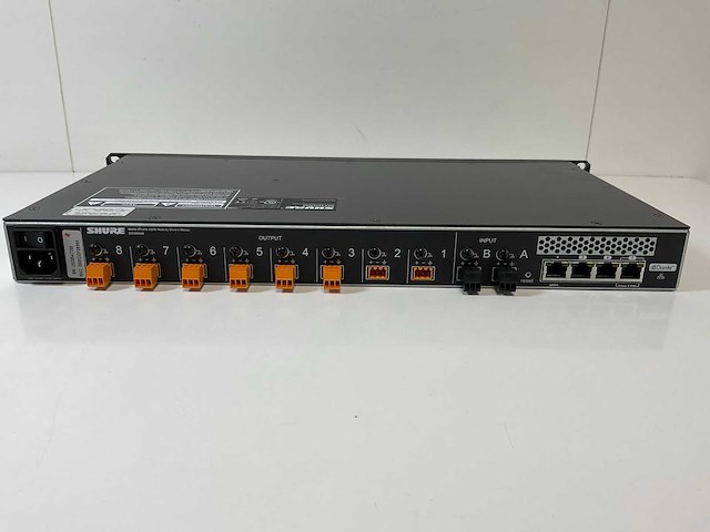 Shure (mxwani8), 8 channel audio network interface - afbeelding 5 van  6