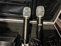 Shure/ powerdynamics qlxd4 / pd800 microfoon - afbeelding 3 van  5