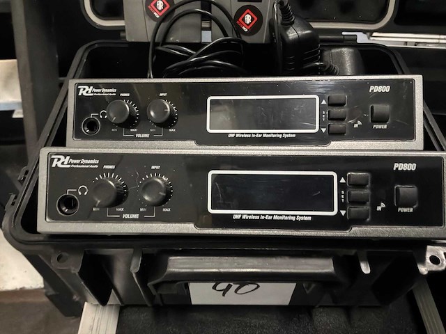 Shure/ powerdynamics qlxd4 / pd800 microfoon - afbeelding 4 van  5