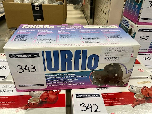 Shurflo 12v waterpomp - afbeelding 2 van  2