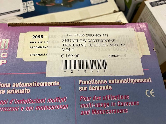 Shurflo 12v waterpomp - afbeelding 3 van  3
