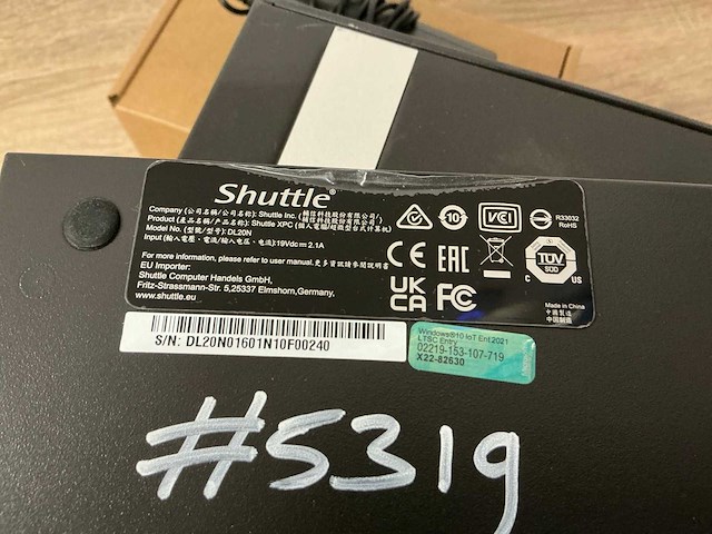 Shuttle dl20n/dl30n desktop (5x) - afbeelding 5 van  6