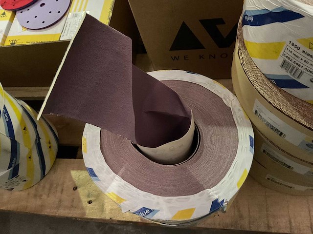 Sia schuurpapier op rol 115 mm (6x) - afbeelding 2 van  3