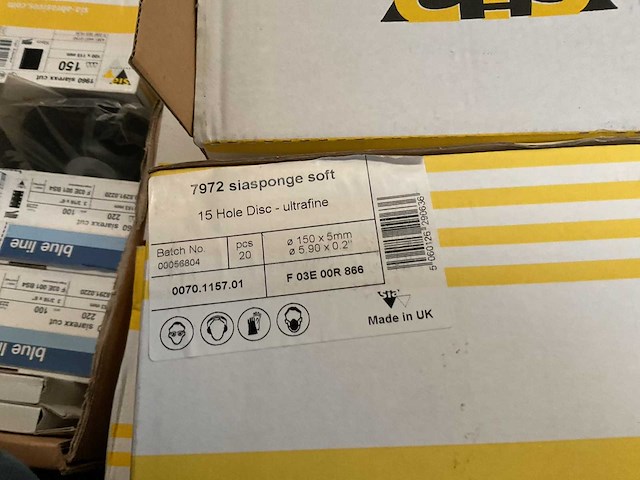 Sia sponge flex schuurschijven 150mm - afbeelding 2 van  3