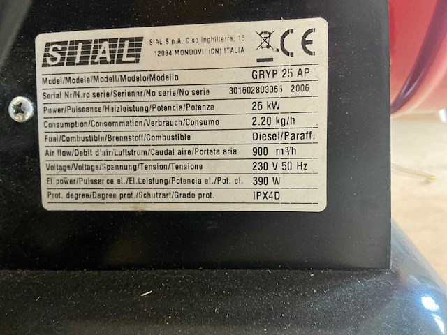 Sial gryp 25ap jetheater - afbeelding 10 van  11